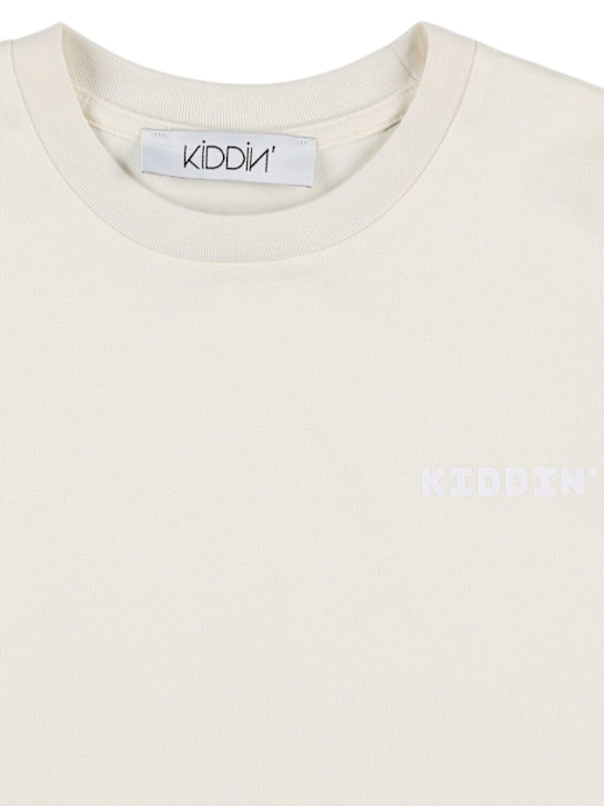 Kiddin Printed cotton t-shirt