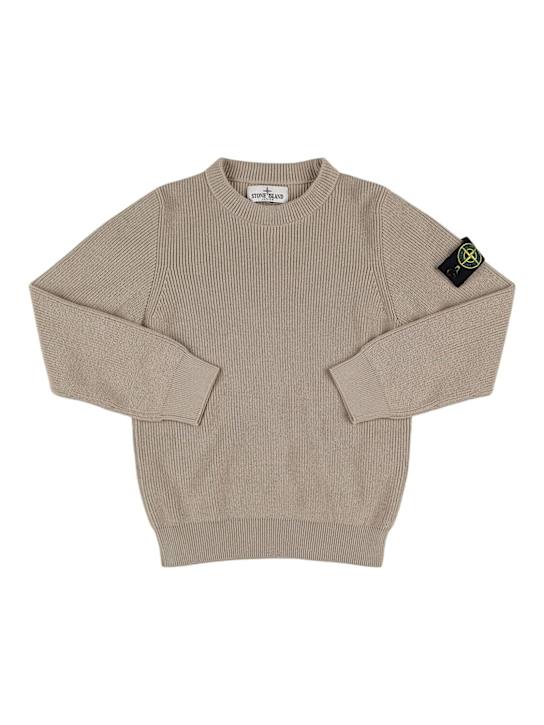 Stone Island Junior Cotton knit sweater 7 Stone Island Junior Cotton knit sweater