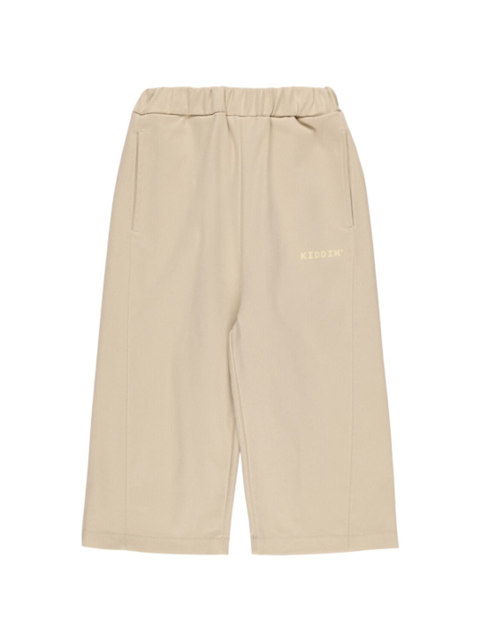 Kiddin Oversize stretch cotton chino pants