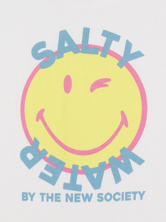 The New Society Printed cotton jersey t-shirt