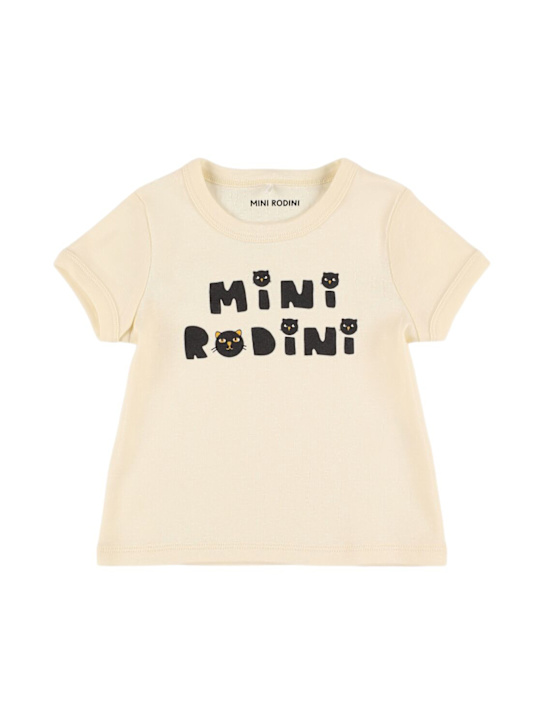 Mini Rodini Printed organic cotton jersey t-shirt