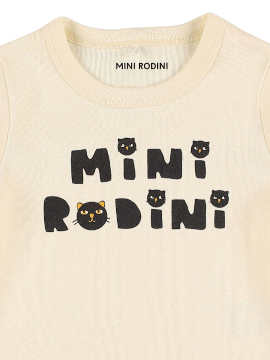 Mini Rodini Printed organic cotton jersey t-shirt