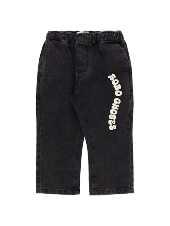 Bobo Choses Printed cotton denim pants