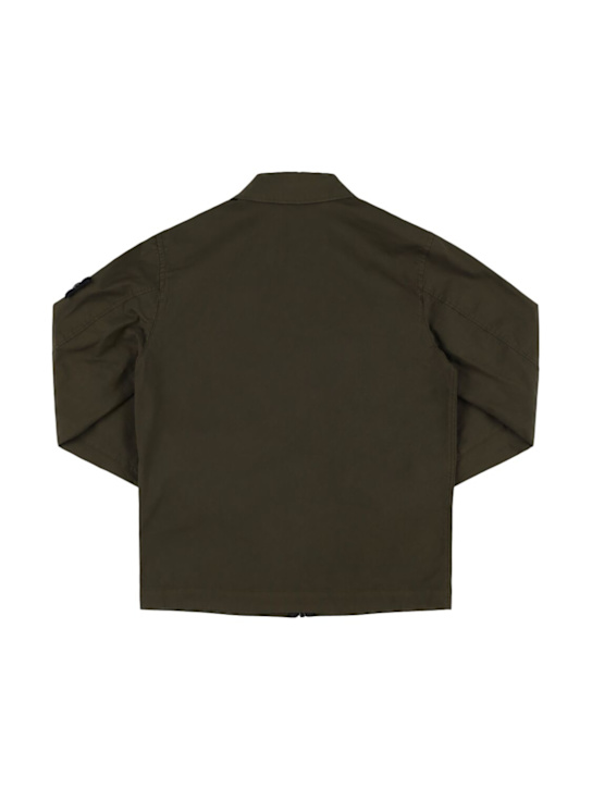 Stone Island Junior Cotton blend overshirt
