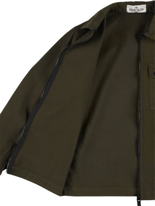 Stone Island Junior Cotton blend overshirt