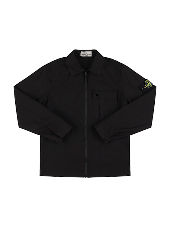 Stone Island Junior Cotton blend overshirt