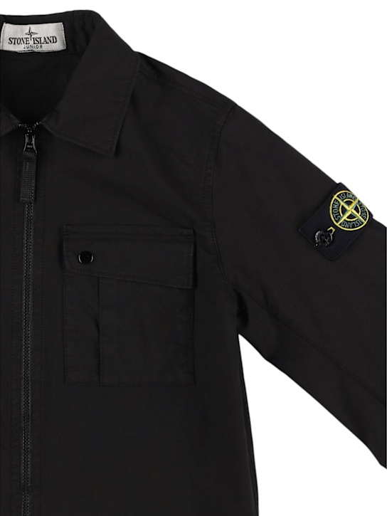 Stone Island Junior Cotton blend overshirt