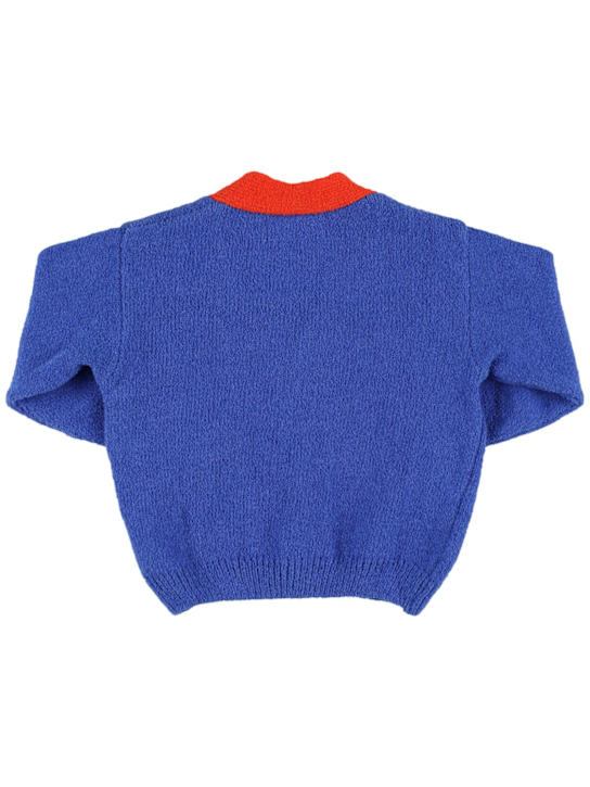 Bobo Choses Cotton blend terry knit cardigan 3 Bobo Choses Cotton blend terry knit cardigan