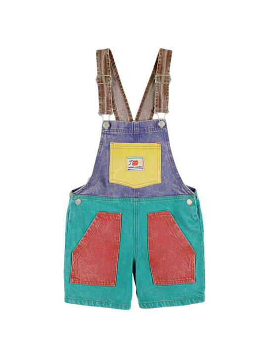 Bobo Choses Cotton denim overalls