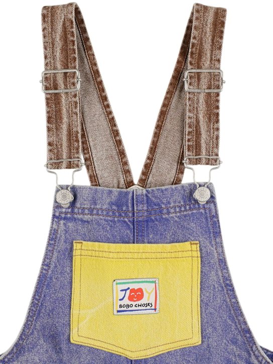 Bobo Choses Cotton denim overalls