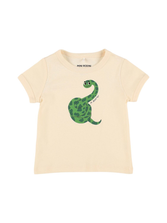 Mini Rodini Snake print organic cotton t-shirt