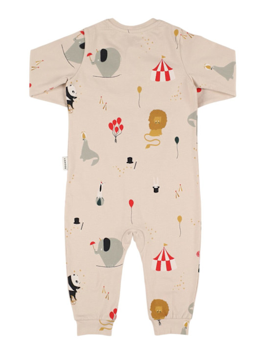 Liewood Circus print cotton blend jersey romper