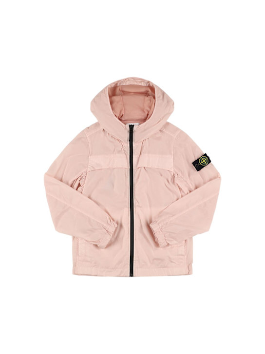Stone Island Junior Hooded nylon windbreaker 5 Stone Island Junior Hooded nylon windbreaker