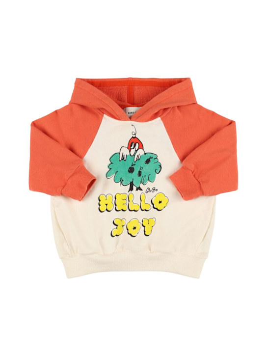Bobo Choses Printed cotton hoodie