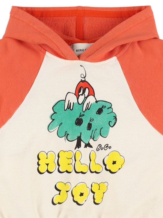 Bobo Choses Printed cotton hoodie