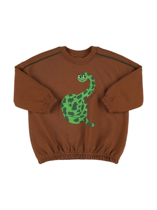 Mini Rodini Snake print organic cotton sweatshirt