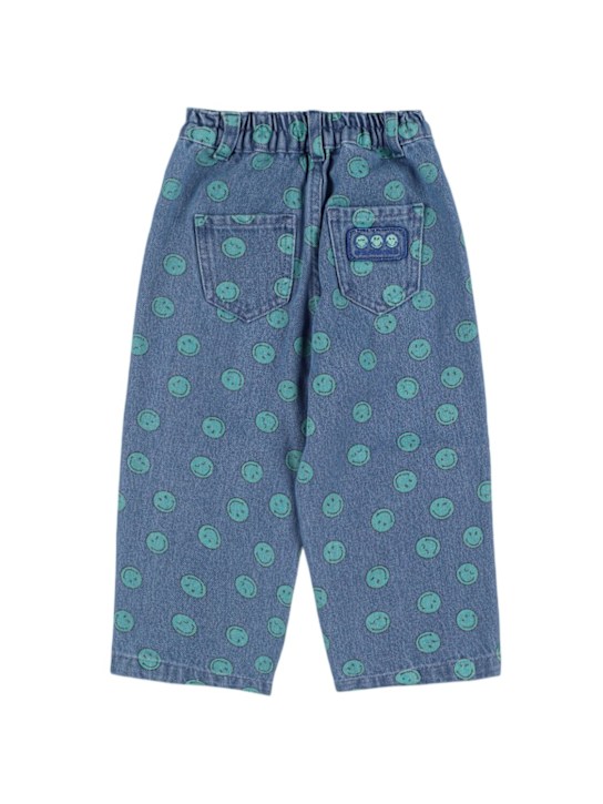 The New Society Printed cotton denim pants 3 The New Society Printed cotton denim pants