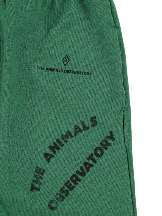 The Animals Observatory Printed cotton sweatpants