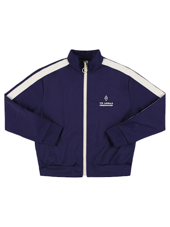 The Animals Observatory Cotton blend zip sweatshirt