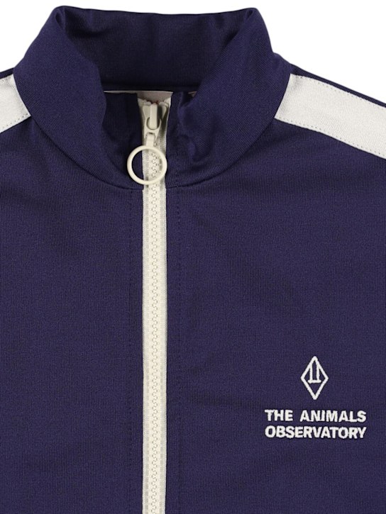 The Animals Observatory Cotton blend zip sweatshirt