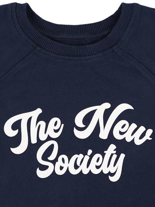The New Society Short sleeve cotton sweatshirt