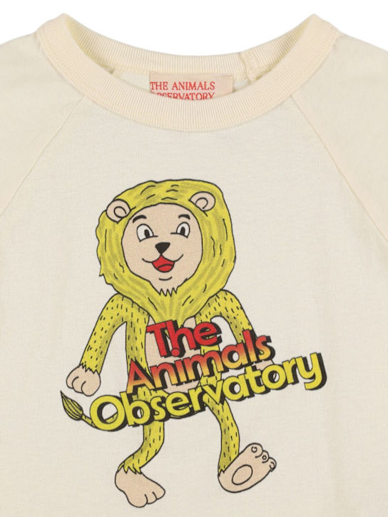 The Animals Observatory Printed cotton jersey t-shirt