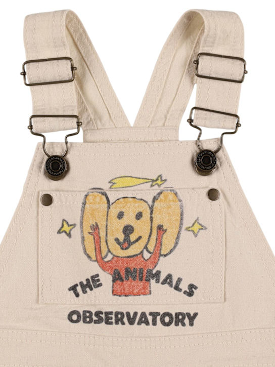 The Animals Observatory Printed cotton twill overalls