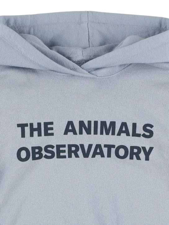The Animals Observatory Printed cotton hoodie