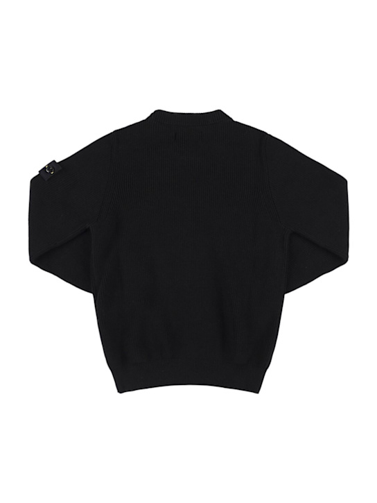 Stone Island Junior Cotton knit sweater