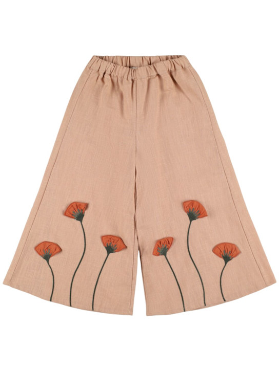 Donsje Poppy embroidered cotton pants
