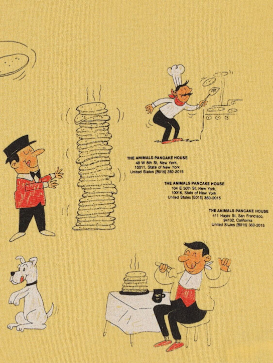 The Animals Observatory Printed cotton jersey t-shirt