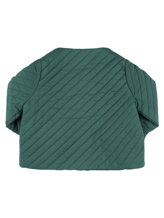 Louise Misha Embroidered cotton quilted jacket