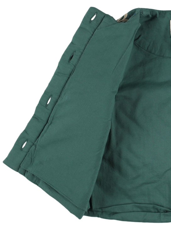 Louise Misha Embroidered cotton quilted jacket