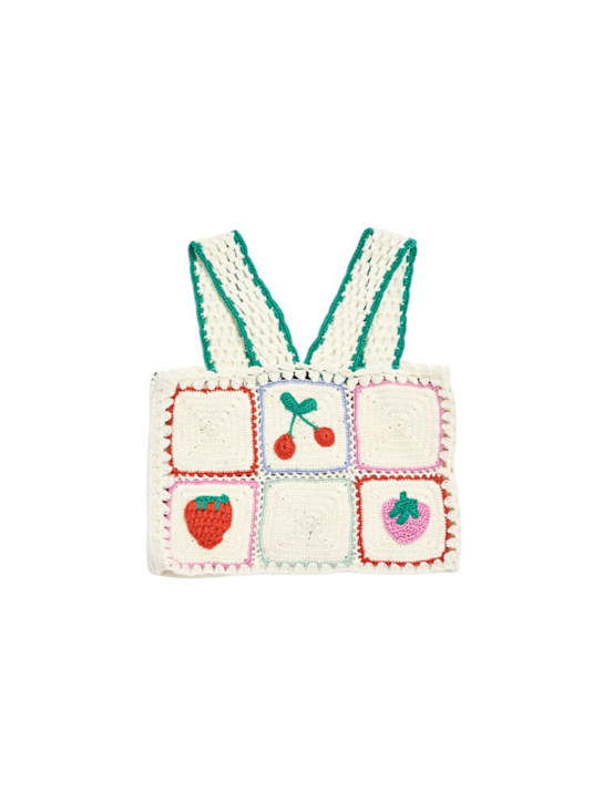 Stella McCartney Kids Embroidered cotton knit top 3 Stella McCartney Kids Embroidered cotton knit top