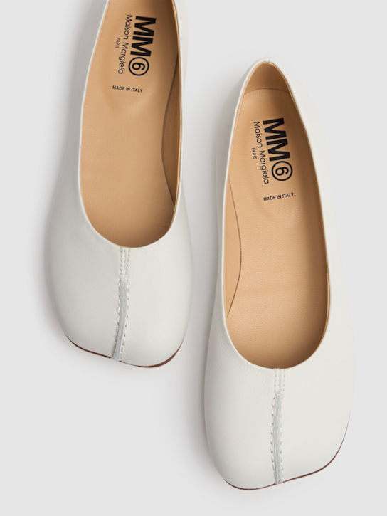 MM6 Maison Margiela Leather ballerinas