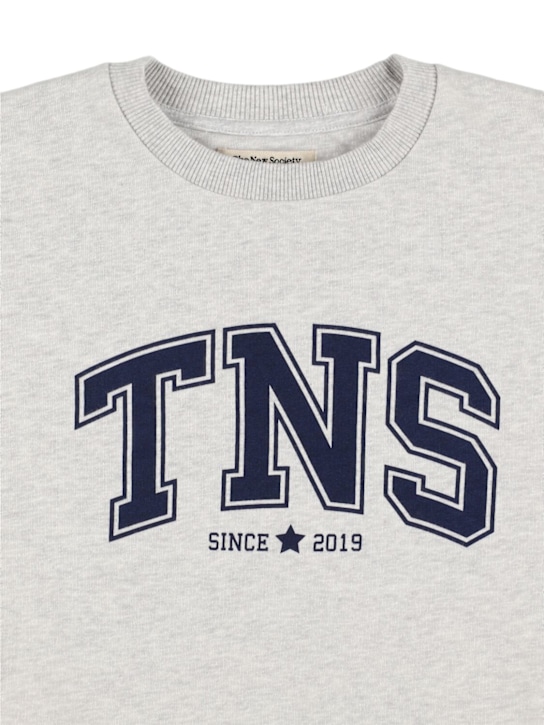 The New Society Printed cotton sweatshirt