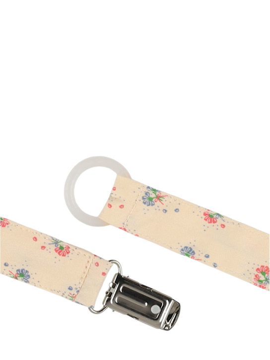 Konges Sløjd Pack of 2 organic cotton pacifier straps