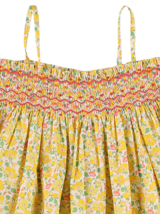 Bonpoint Printed cotton muslin top