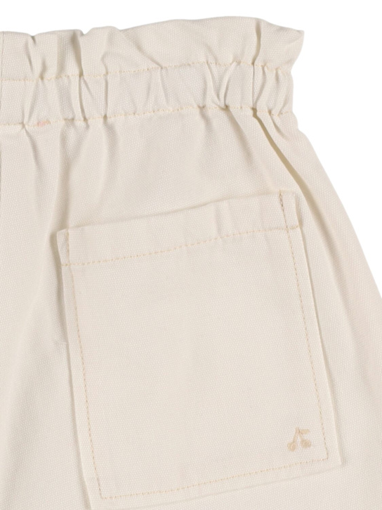 Bonpoint Cotton gabardine shorts