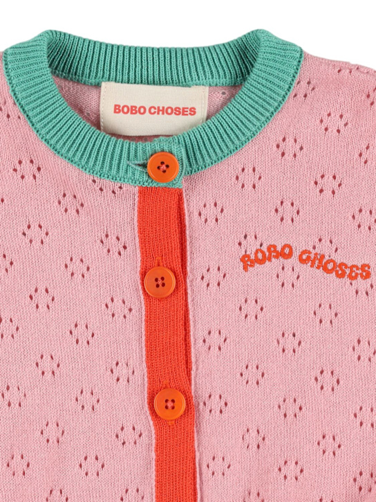 Bobo Choses Cotton knit cardigan