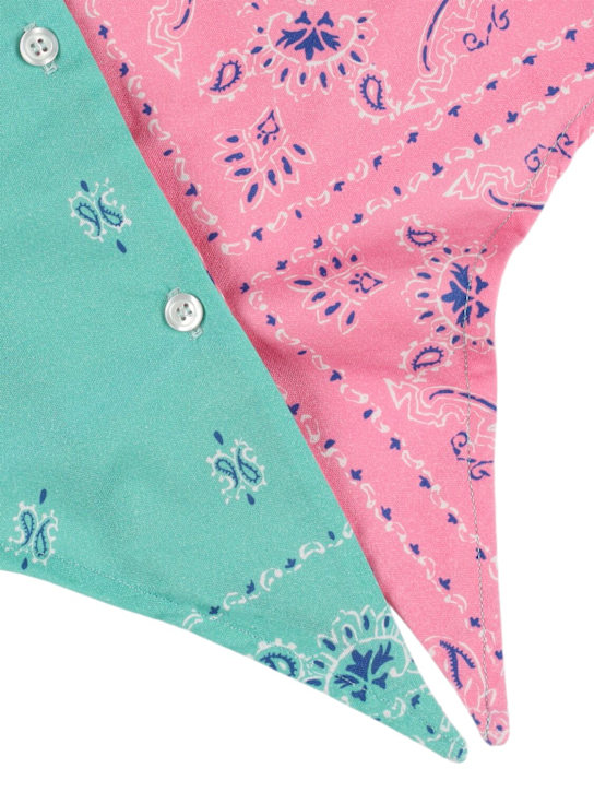 The New Society Cotton poplin cropped shirt