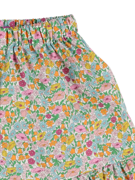 The New Society Printed cotton shorts