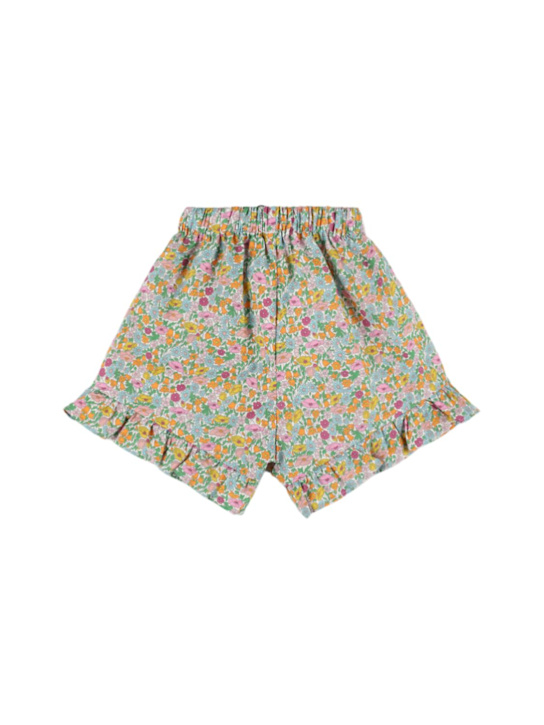 The New Society Printed cotton shorts 3 The New Society Printed cotton shorts