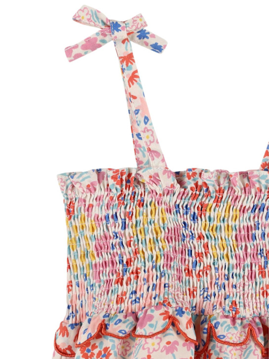 The New Society Printed cotton jersey romper