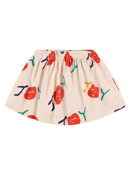 Bobo Choses Printed cotton blend jersey skirt