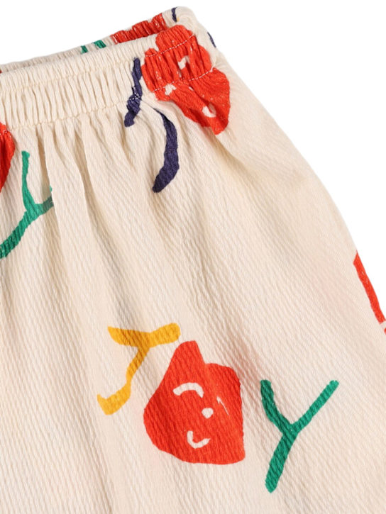 Bobo Choses Printed cotton blend jersey skirt