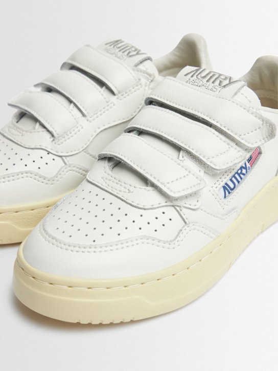 Autry Kidstripes low leather strap sneakers 3 Autry Kidstripes low leather strap sneakers