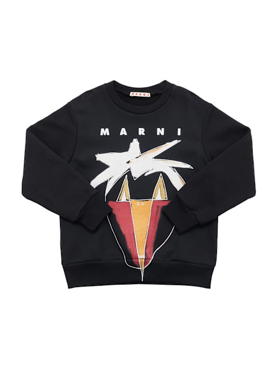 Marni Junior Printed cotton sweatshirt