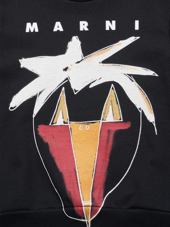 Marni Junior Printed cotton sweatshirt
