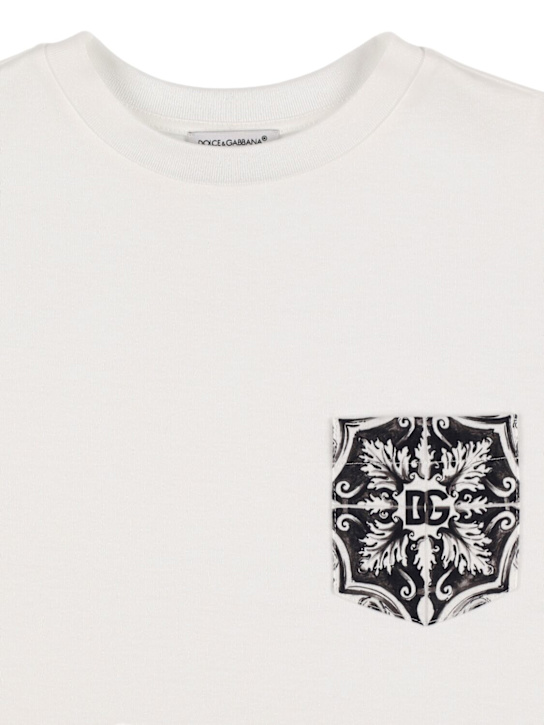 Dolce&Gabbana Printed cotton jersey t-shirt